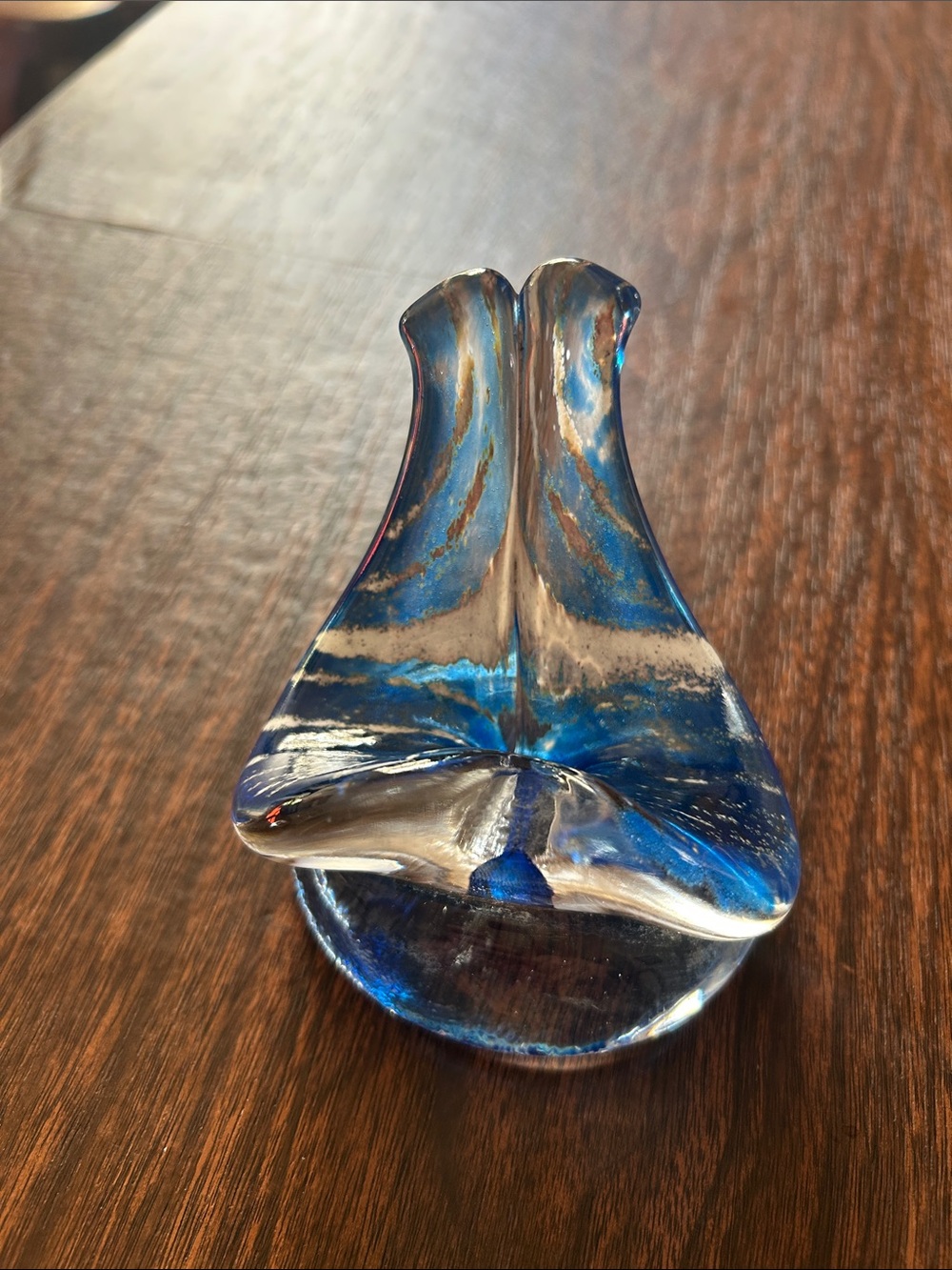 Beautiful signed and dated glass something 2011